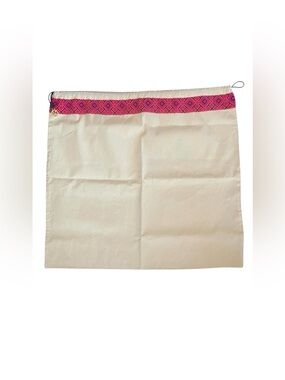 Tory Burch Dust Bag Canvas Drawstring Bag Logo Bag Pull 22” x 20” Tori